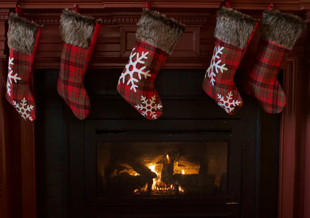 Vintage-Inspired Christmas Stockings for Sports Fans