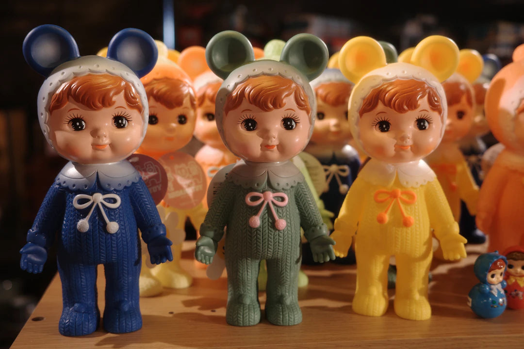 Charming Vintage Christmas Dolls and Bears for Collectors