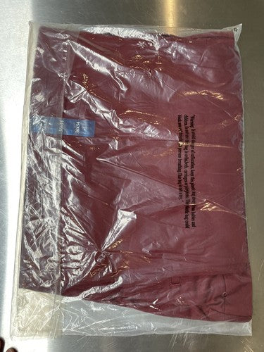36 X 34 Croft and Barrow Pleated Wine Colored Khakis