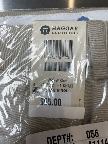 Haggar Clothing Mens Dress Pants Classic Fit 36W 32L