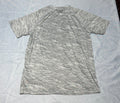 Mens Under Armour Short Sleeve T-Shirt MEDIUM Gray Geometric Pattern Loose Fit