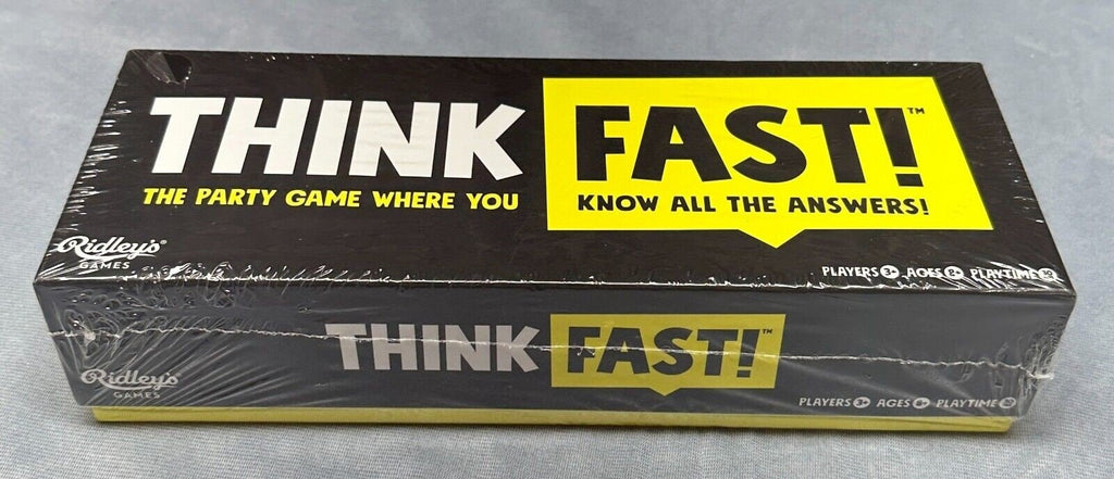 Think Fast! The Party Game Where You Know All the Answers!
