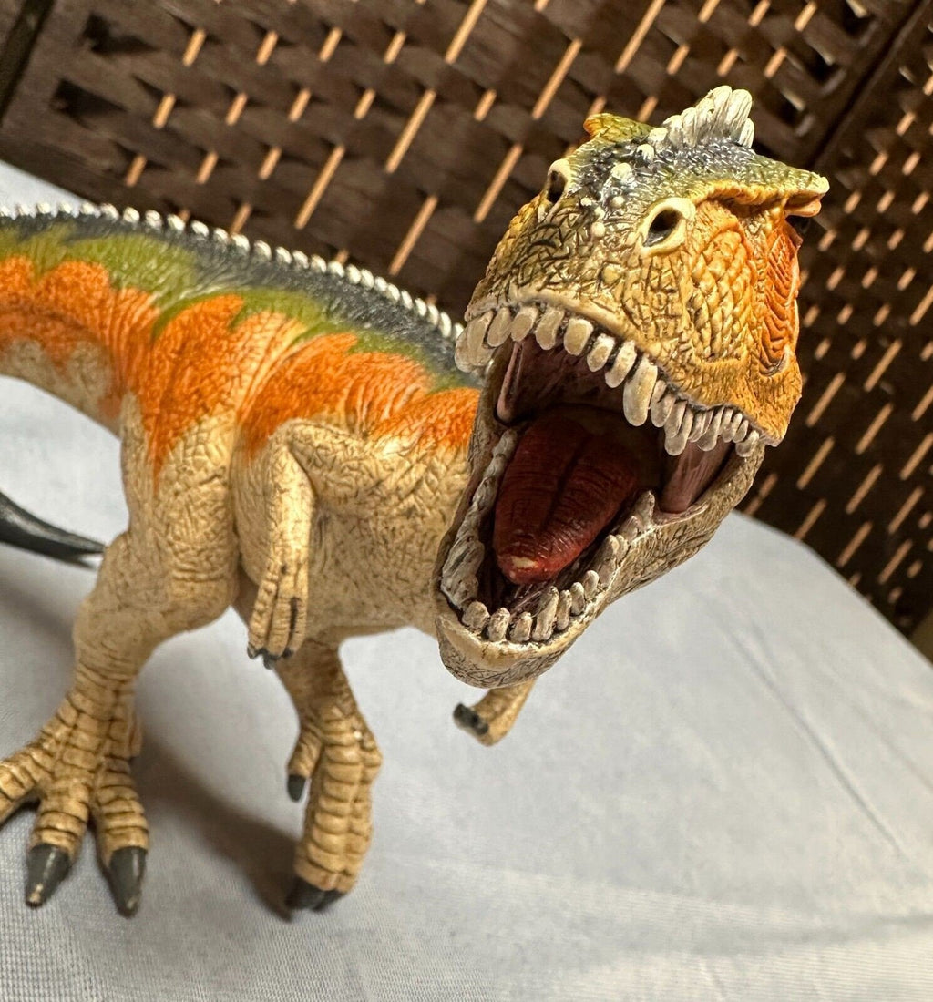 Schleich T-Rex Movable Jaw Action Figure D-73527 9"x6.5"T Excellent Condition