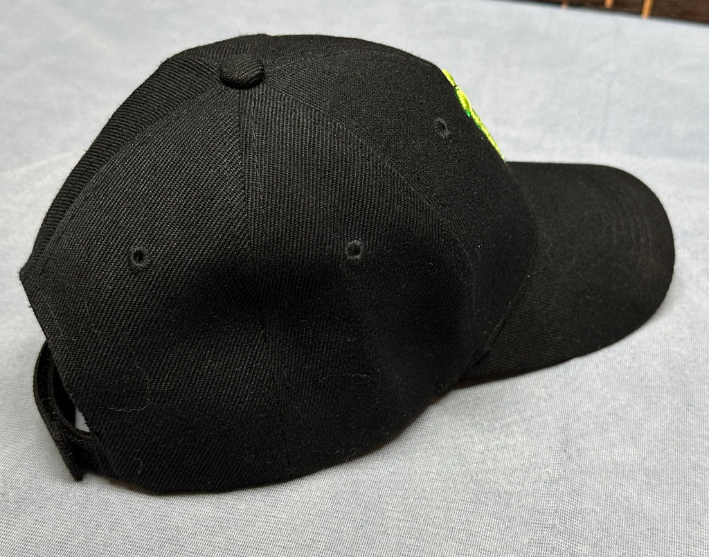Black Vintage Adjustable OSFM Monster Energy Drink Hat Cap /w Logo Wool Acrylic