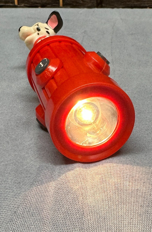 Disney 101 Dalmatians Vintage Red Flashlight Still Works