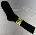 Vintage Mens Dress Slack Socks English Rib 10-10.5 Kmart Black 1 Pair Troy USA