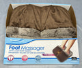 Luxury Vibrating Home & Office Foot Massager in Brown by Health Touch NIB Pamper
