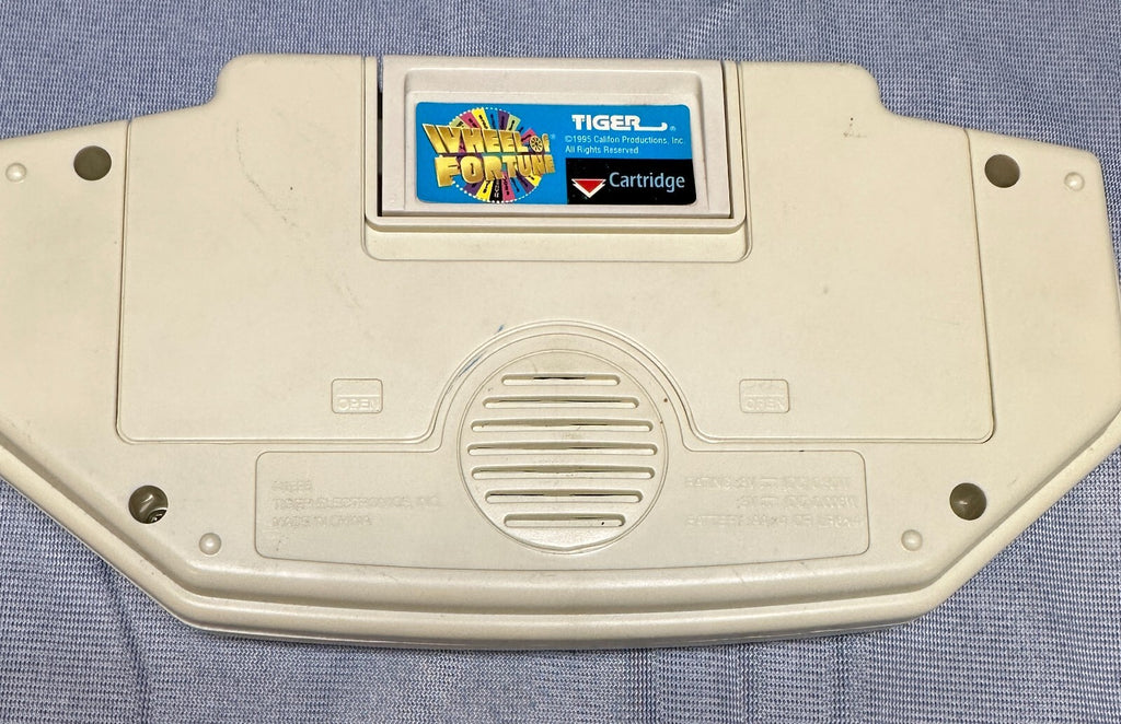 1995 Vintage Wheel of Fortune Handheld Game Tiger Electronics /w Cartridge WORKS