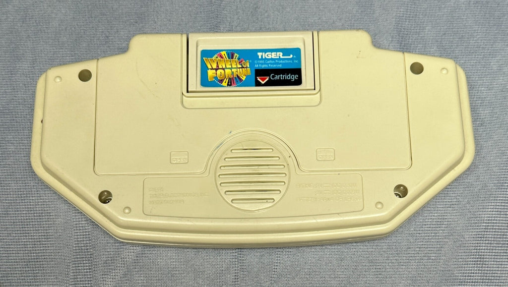 1995 Vintage Wheel of Fortune Handheld Game Tiger Electronics /w Cartridge WORKS
