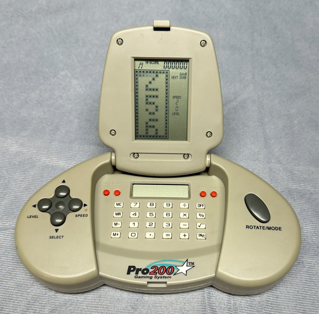Vintage Kids Video Game Pro 200 Handheld Gaming System *Works*