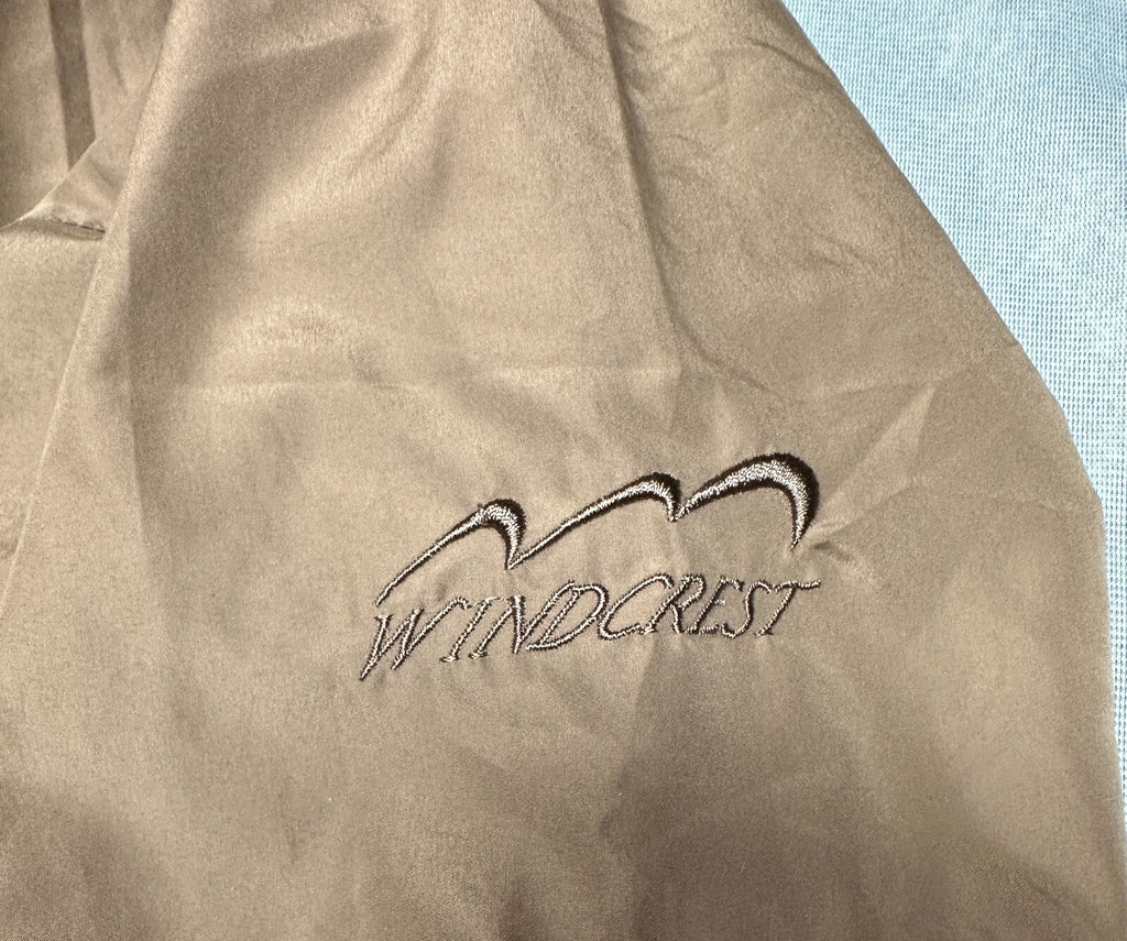 Cabelas Pullover Womens 2XL Brown Windbreaker V Neck Casual Golf "Windcrest"