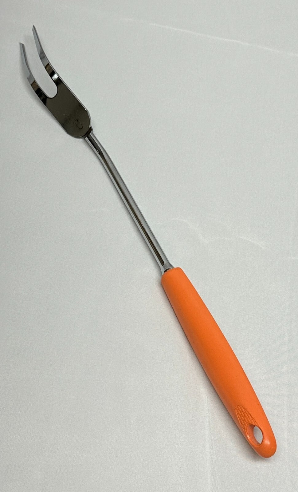 Vintage EKCO Meat Fork with Orange Handle NWT NOS