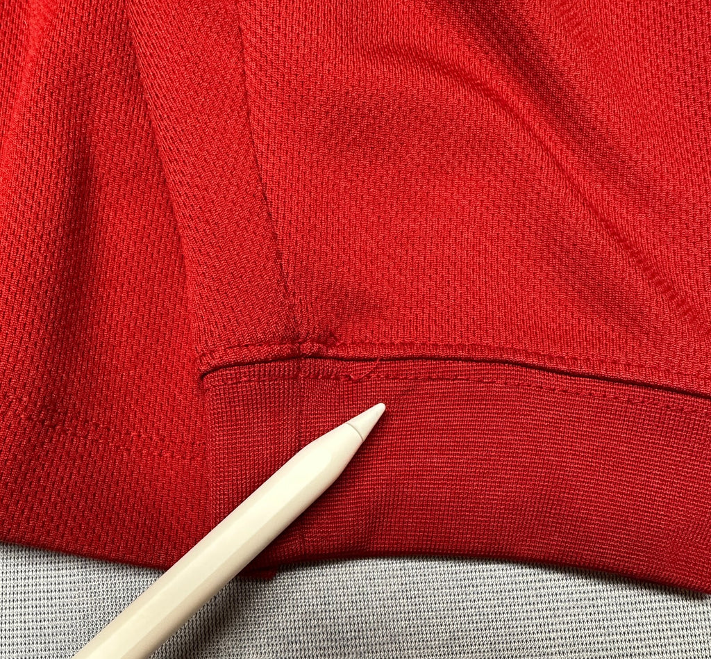 PGA Tour Men’s Pre-Owned XLT Airflux Red/Maroon Long Sleeve Collared Shirt Polo