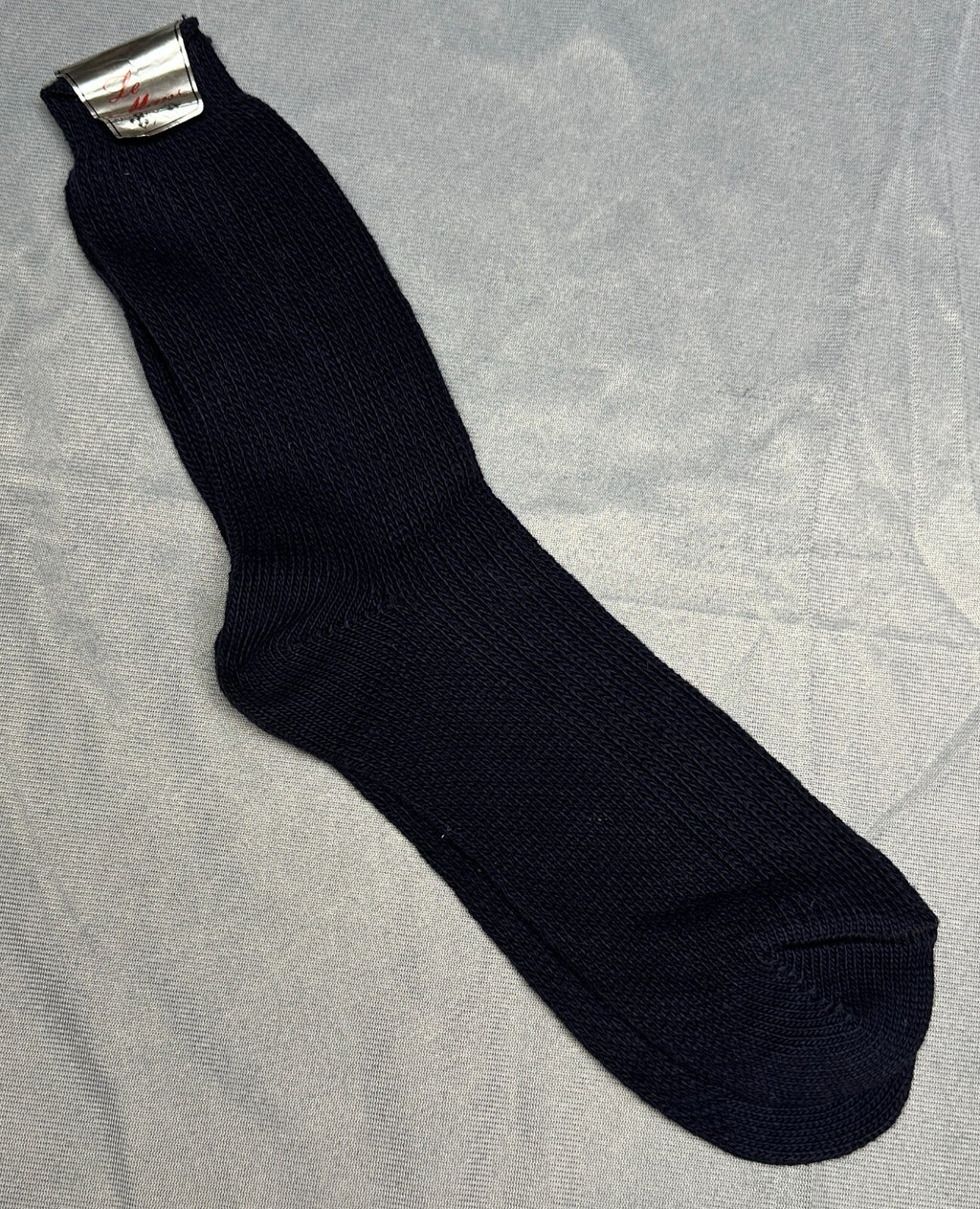 Vintage Le Mans Casual Crews 100% Soft Cotton Socks Black 1 Pair NWT NOS Size 11