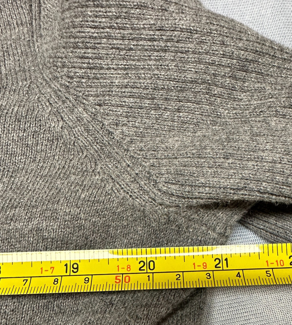 Michael Kors Mens Gray Turleneck 4-Button Sweater Great Condition Large