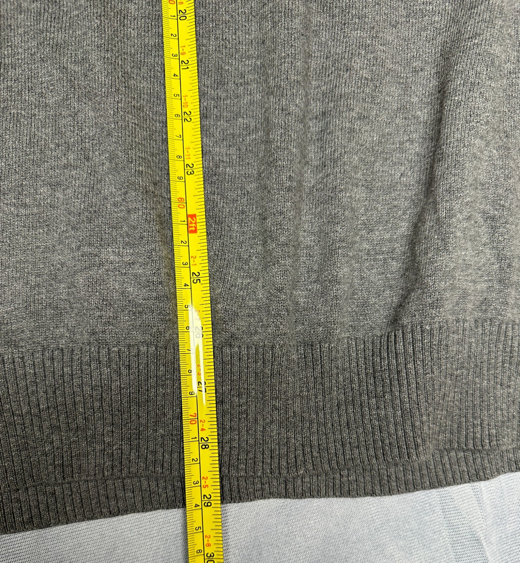 Michael Kors Mens Gray Turleneck 4-Button Sweater Great Condition Large