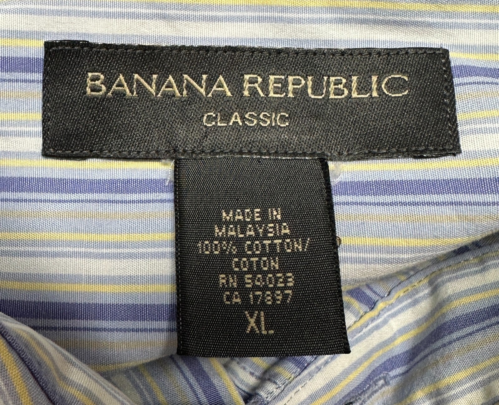 Banana Republic Shirt Mens XL Button Down Soft Classic Fit Shirt **Coffee**