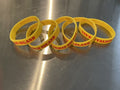 5 Marine Rubber Wrist Band Bracelets Parris Island