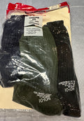 New Vintage Buzz Jordan Boys Arlan's Rib Socks 3-pack Combed Cotton 10-10 1/2