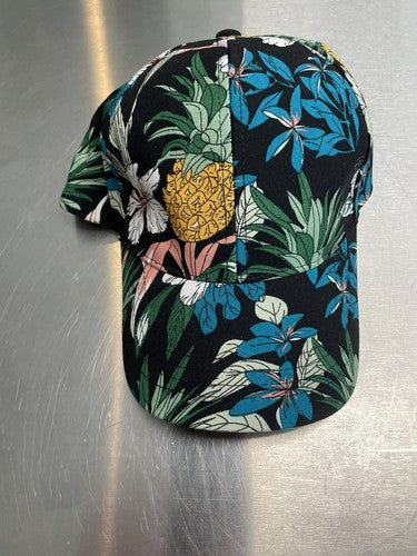 Black Hawaiian Unisex Hawaiian Hat