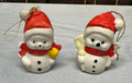 Set of 2 Vtg House Of Lloyd Christmas Around The World Snowman Ornaments Taiwan