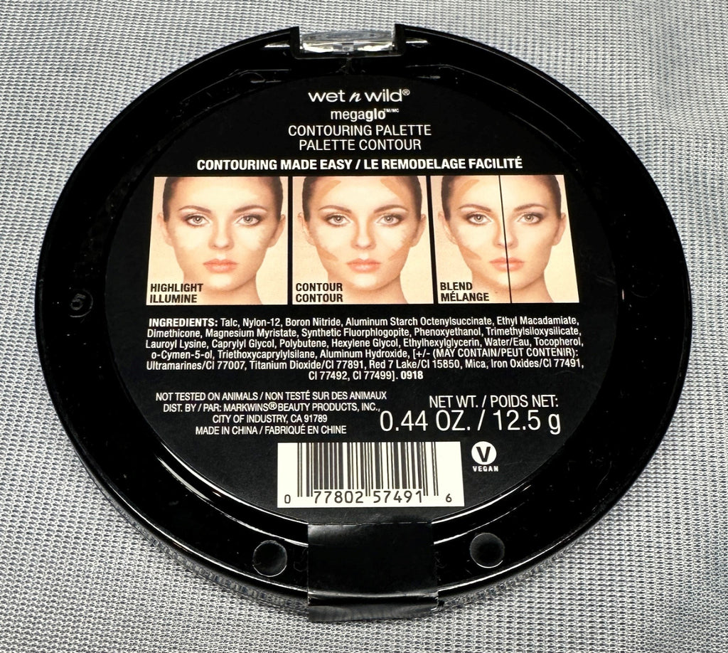 Wet N Wild MegaGlo Contouring Palette Contour 749A Dulce De Leche 0.44oz SEALED