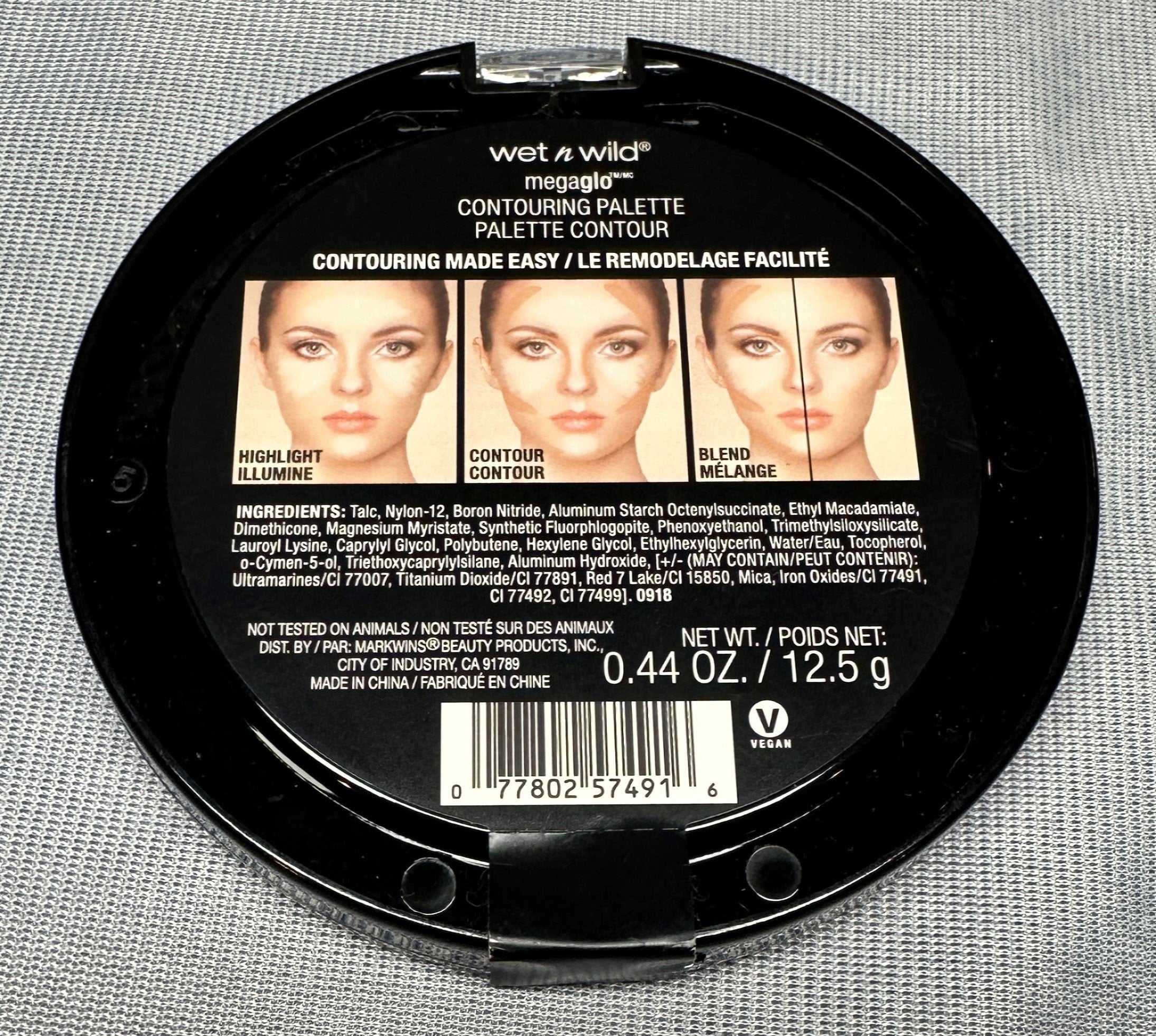 Wet N Wild MegaGlo Contouring Palette Contour 749A Dulce De Leche 0.44oz SEALED