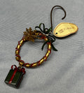 VTG Metal Wreath Ornament Christmas Holiday Decor Collectible