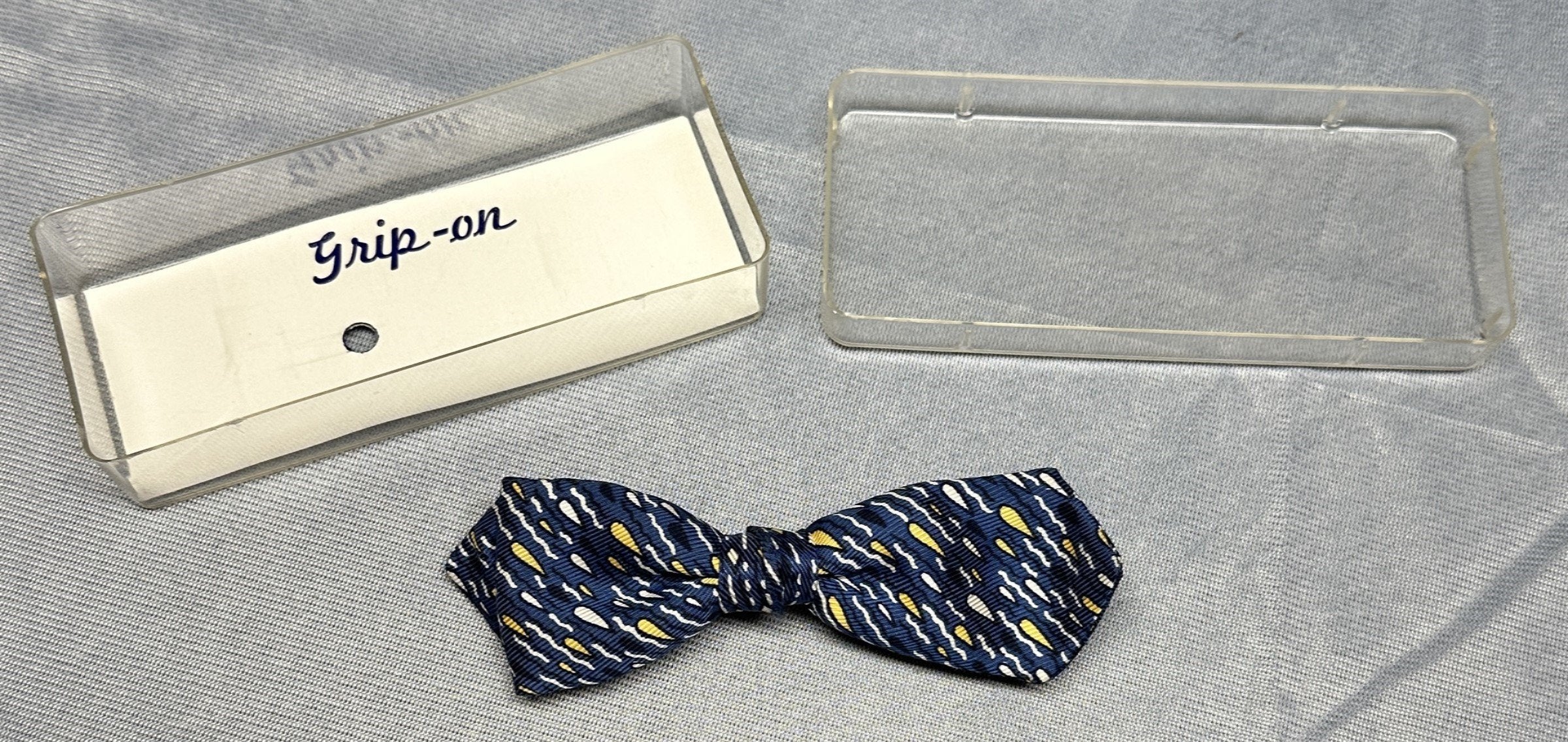 Vintage Radiance NYC Clip-On Bow Tie Mens Made in USA