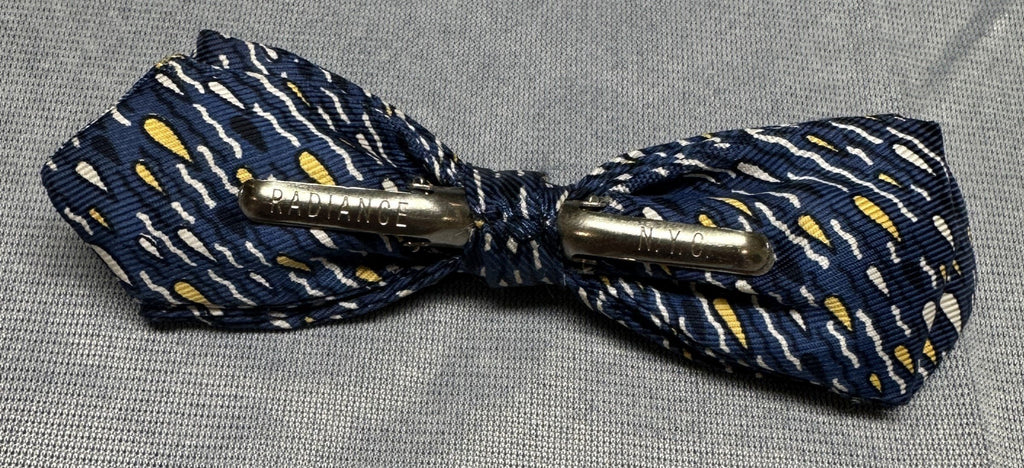 Vintage Radiance NYC Clip-On Bow Tie Mens Made in USA