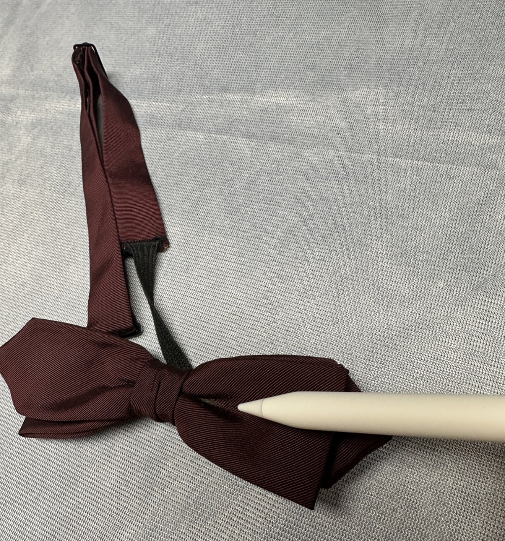 Vintage Men's Bowtie Silk Patterned Adjustable Necktie Formal Clothing Accessory