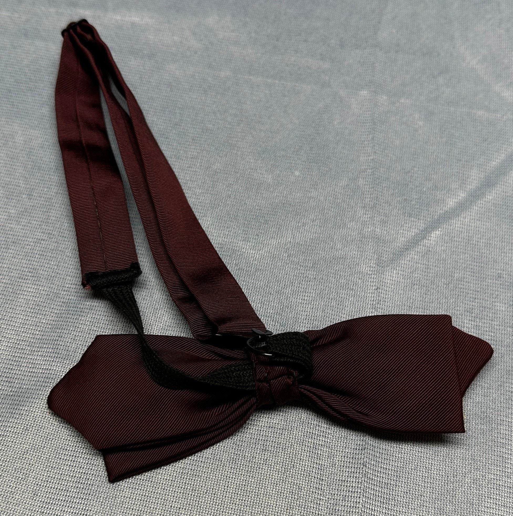 Vintage Men's Bowtie Silk Patterned Adjustable Necktie Formal Clothing Accessory