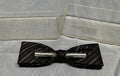 Vintage Men's Bowtie Silk Patterned Adjustable Necktie Formal Clothing Accessory