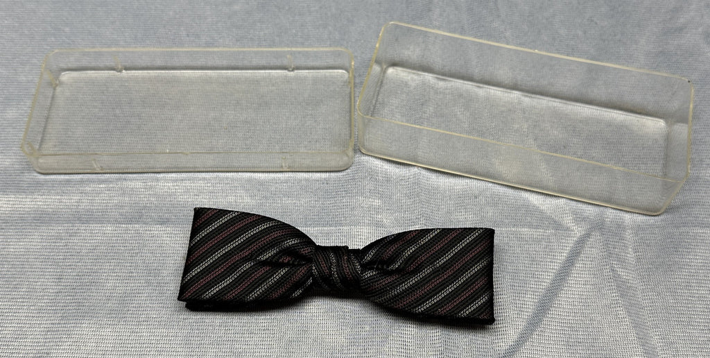 Vintage Men's Bowtie Silk Patterned Adjustable Necktie Formal Clothing Accessory