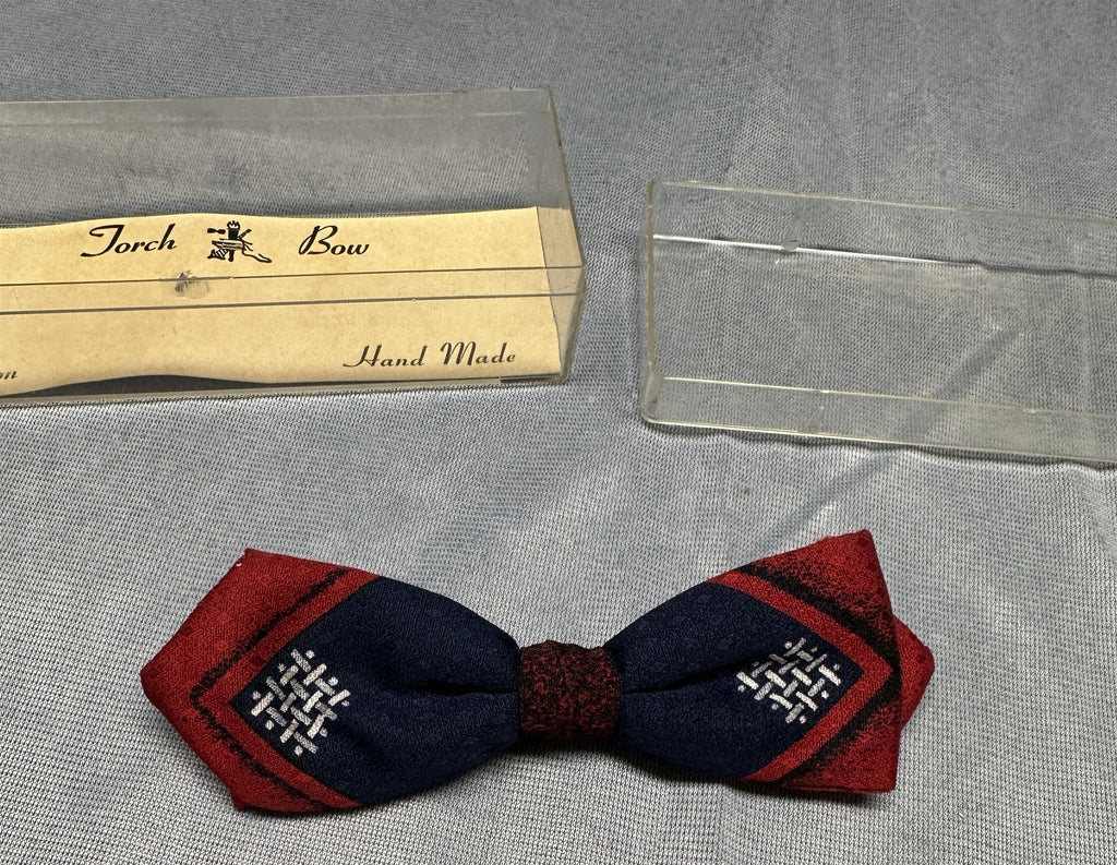 Vintage Men's Bowtie Silk Patterned Adjustable Necktie Formal Clothing Accessory