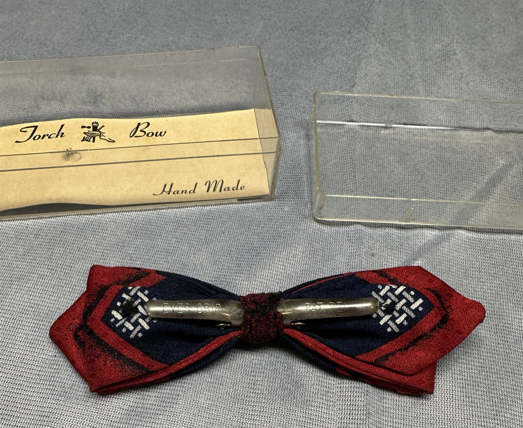 Vintage Men's Bowtie Silk Patterned Adjustable Necktie Formal Clothing Accessory