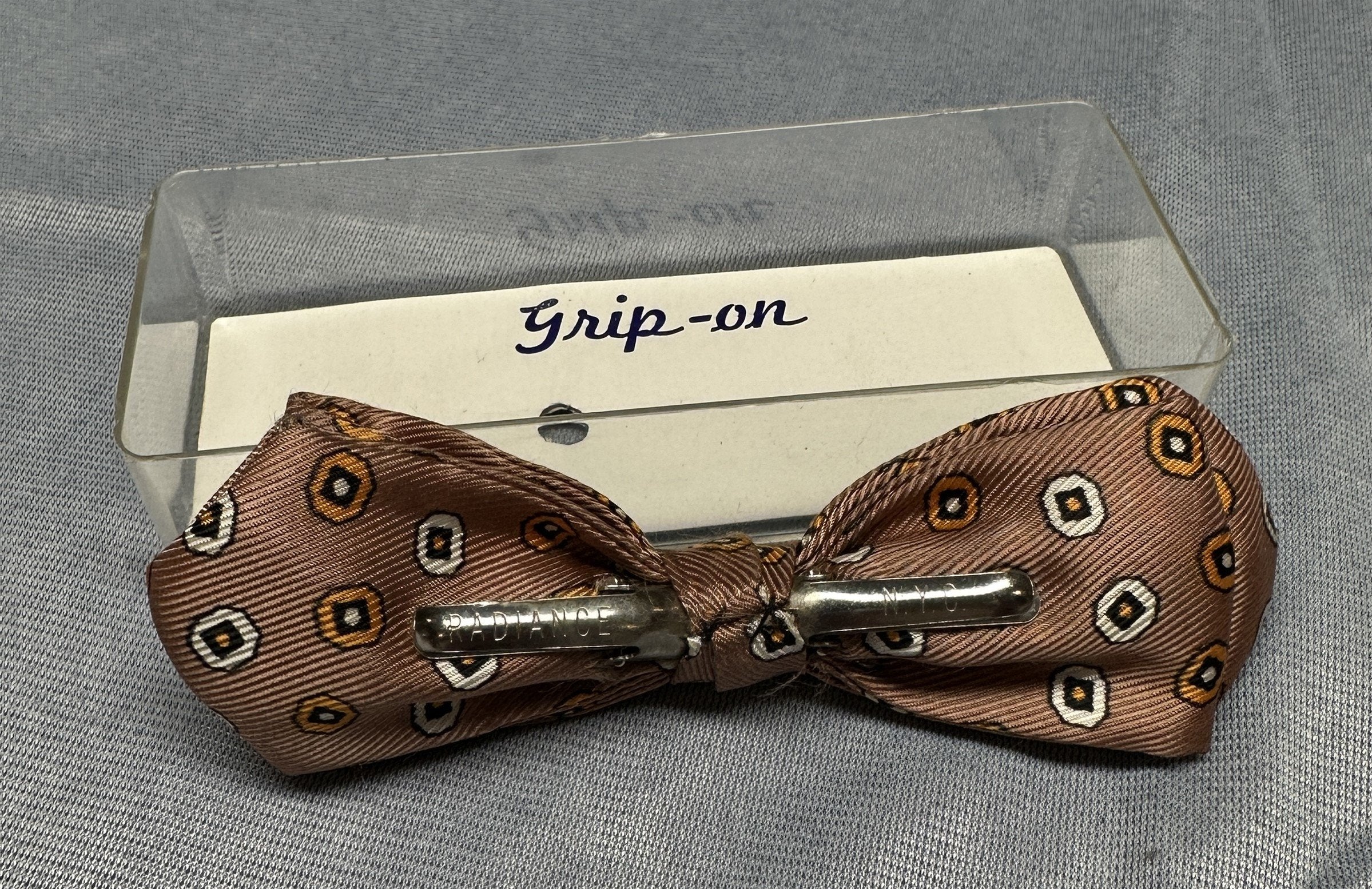 Vintage Men's Bowtie Silk Patterned Adjustable Necktie Formal Clothing Accessory