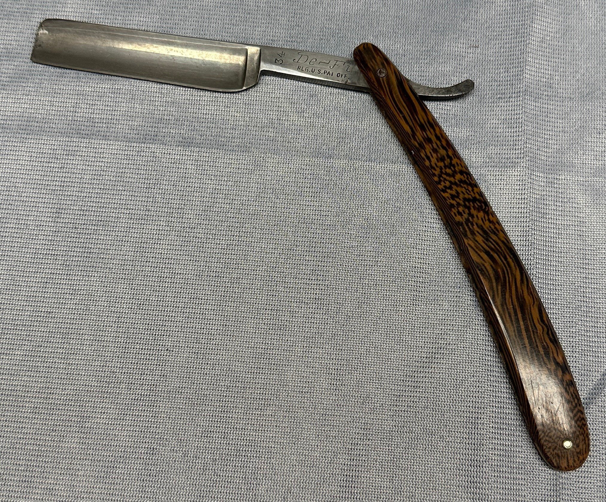 Vintage Wester Bros Germany Straight Razor De-Fi #34