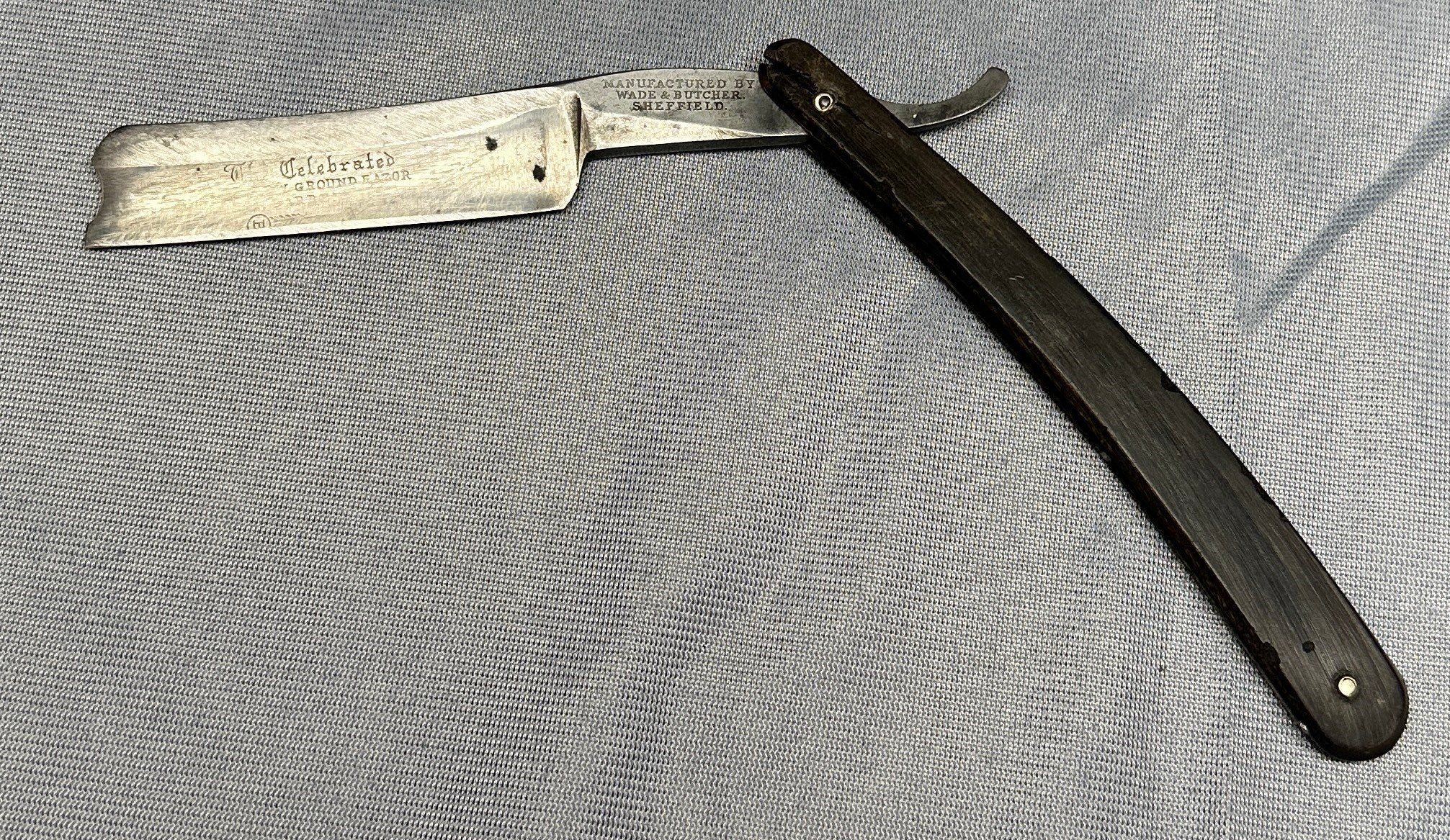 VTG Wade & Butcher Hollow Ground Straight Razor Barber Shop Pro