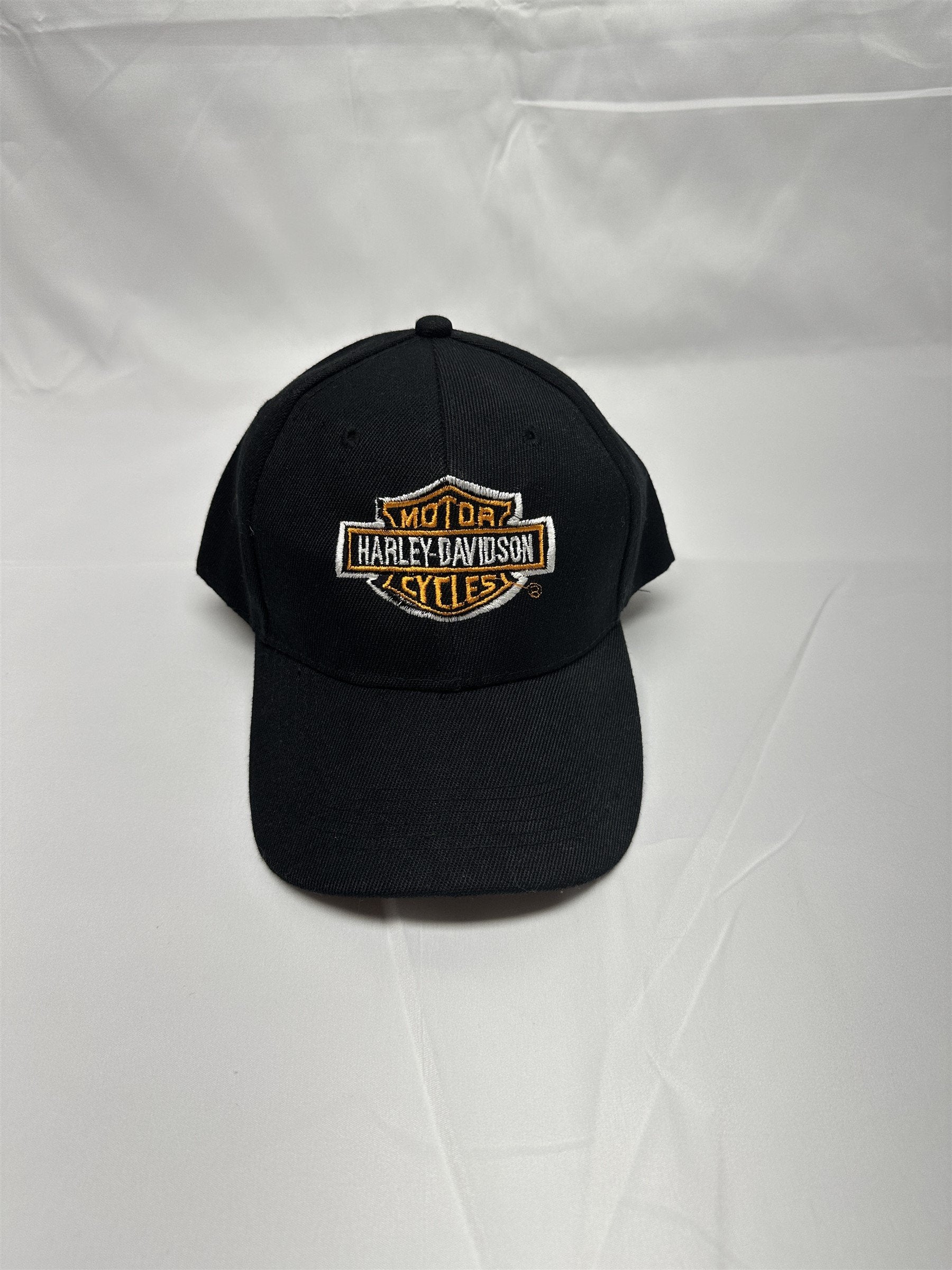 Harley-Davidson Motor Cycles Black Mens Hat Adjustable One-Size NWOT