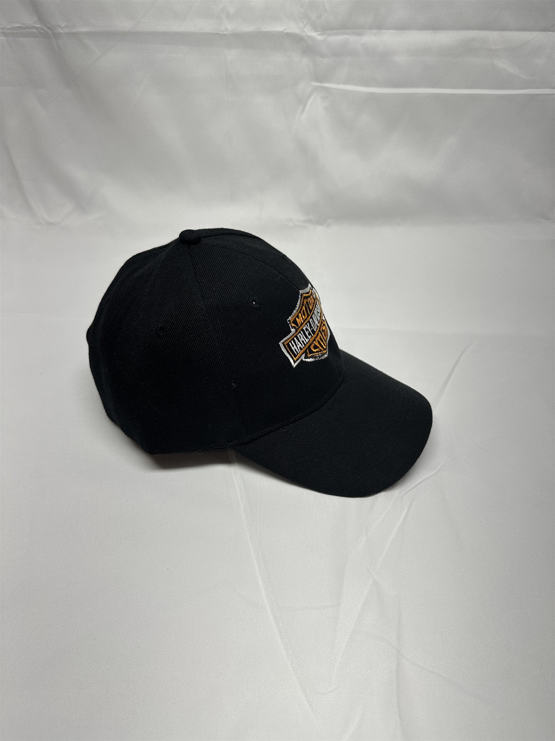 Harley-Davidson Motor Cycles Black Mens Hat Adjustable One-Size NWOT