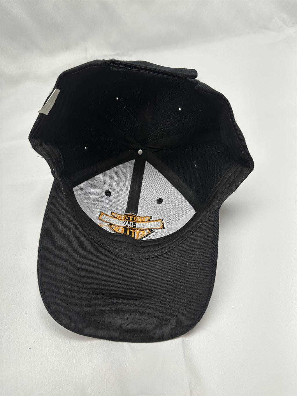 Harley-Davidson Motor Cycles Black Mens Hat Adjustable One-Size NWOT