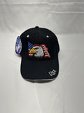 Black American Flag Eagle USA Mens Adjustable Hat Cap