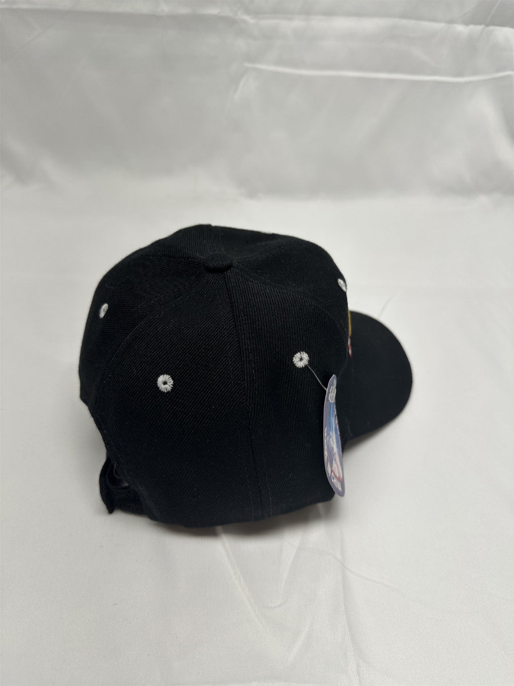 Black American Flag Eagle USA Mens Adjustable Hat Cap