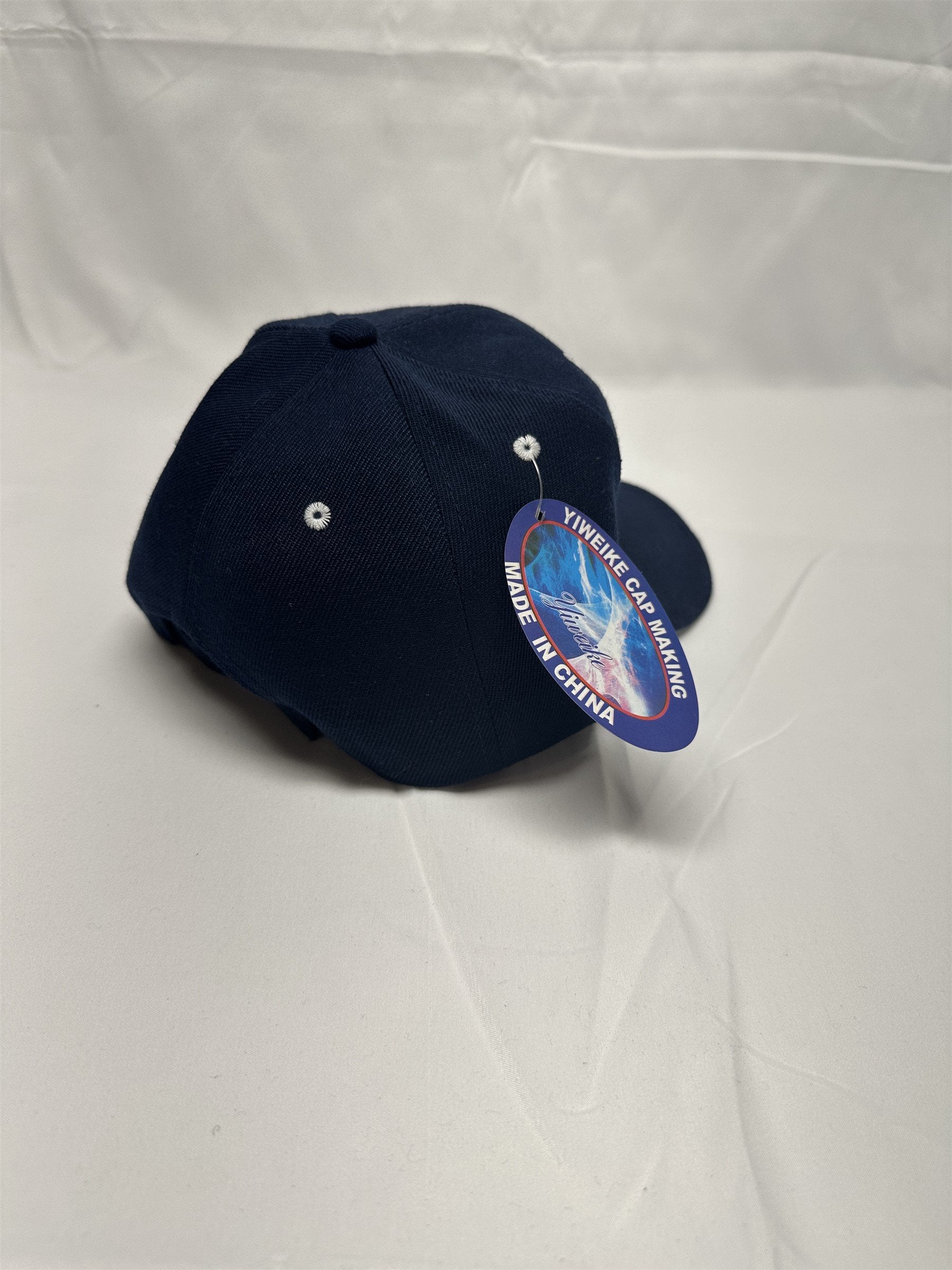 Navy Blue American Flag Eagle USA Mens Adjustable Hat Cap NWT