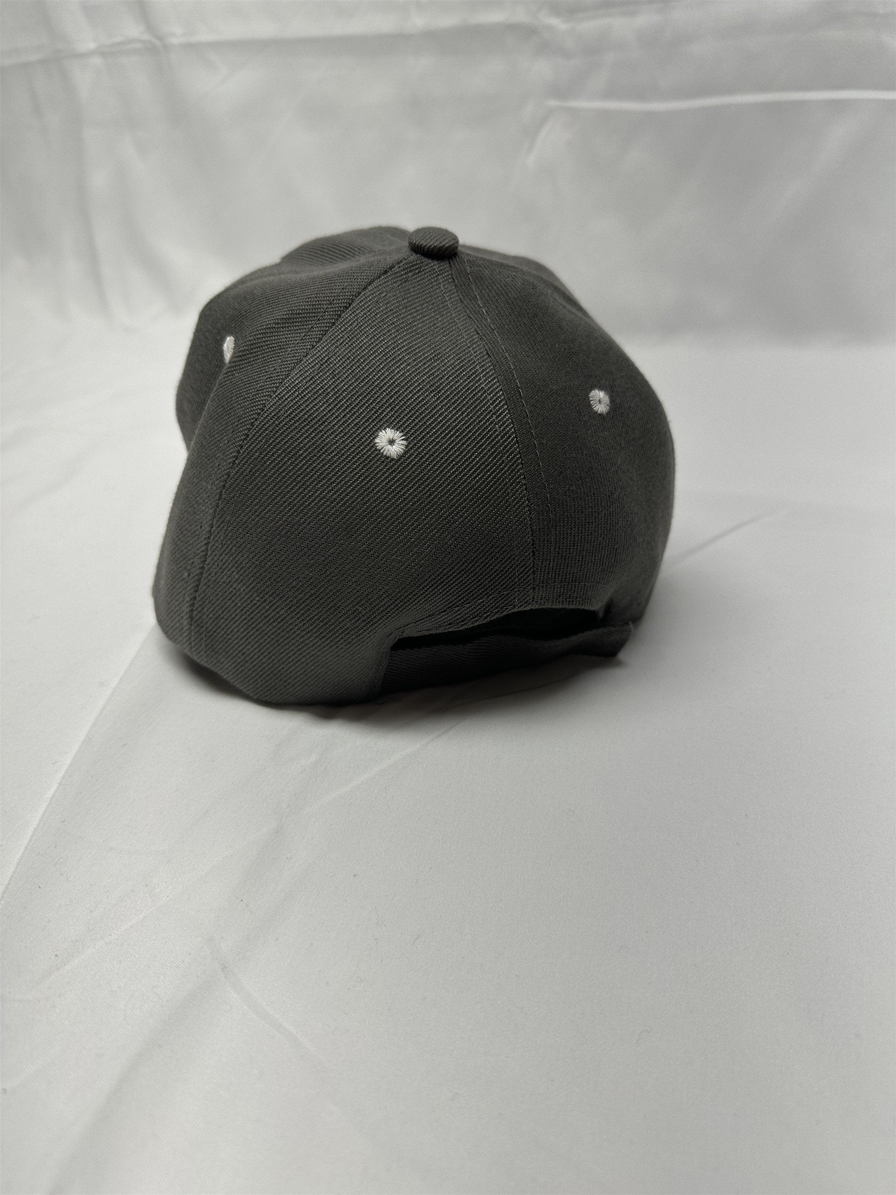 Gray American Flag Eagle USA Mens Adjustable Hat Cap NWOT
