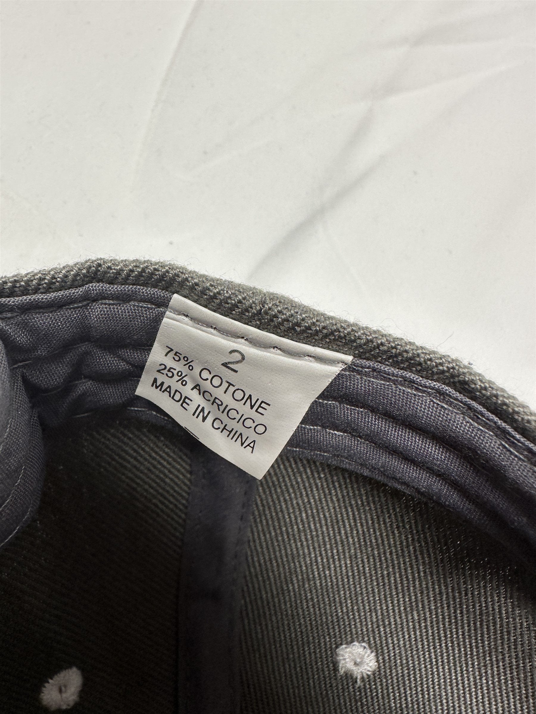Gray American Flag Eagle USA Mens Adjustable Hat Cap NWOT