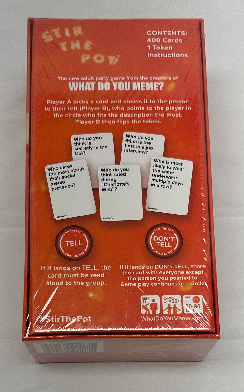 Stir The Pot Adult Party Game Board Game (From The Creators of What Do you Meme)