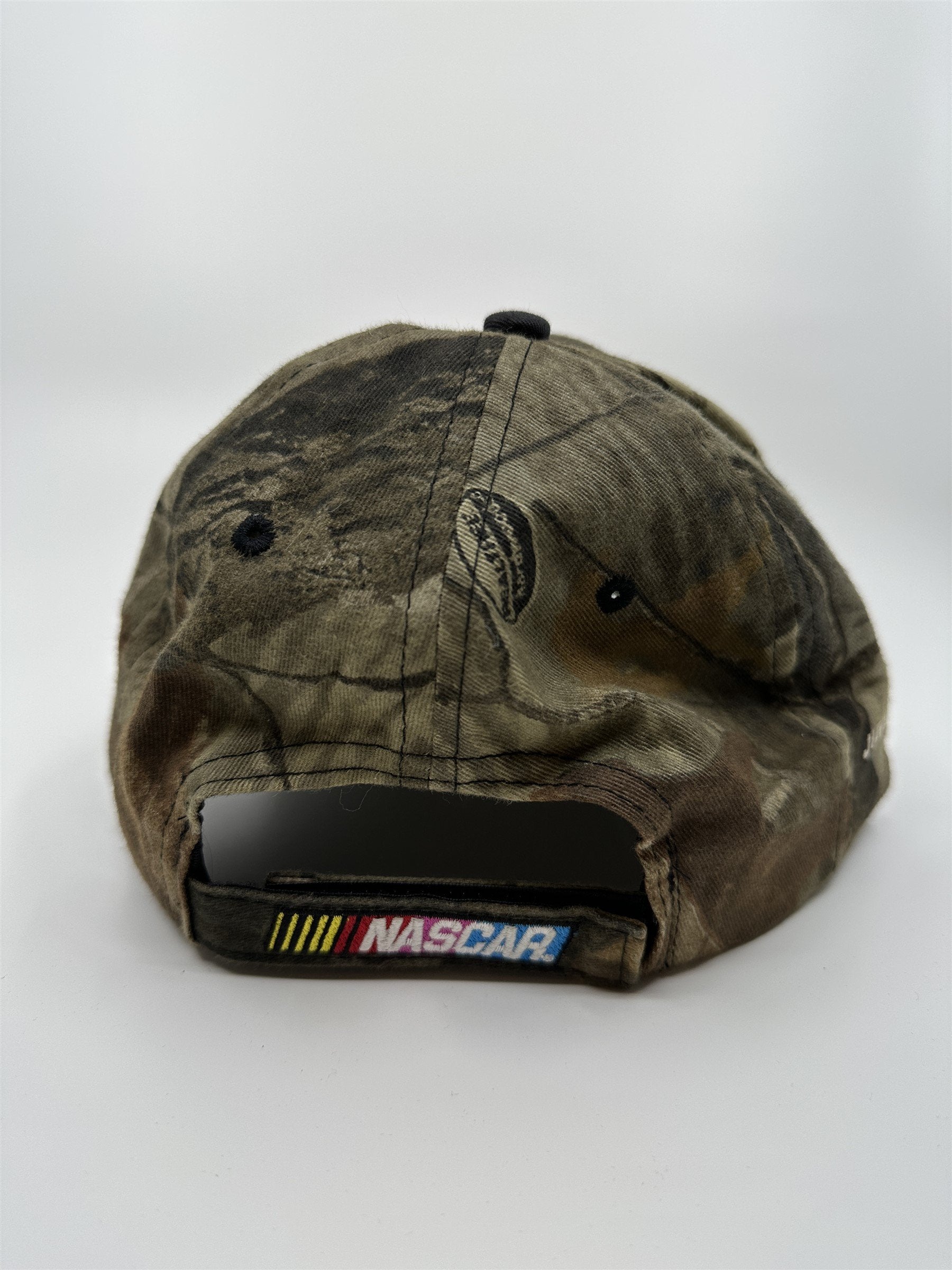 Jimmie Johnson #48 NASCAR Hat Adjustable Camouflage Cap Checkered Flag *SEE DESC