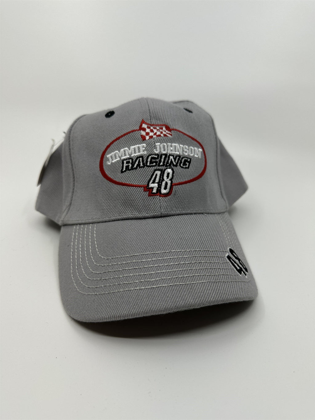Unisex Gray NASCAR 48 Jimmie Jonson Racing Hat Adjustable Cap NWT *SEE DESC
